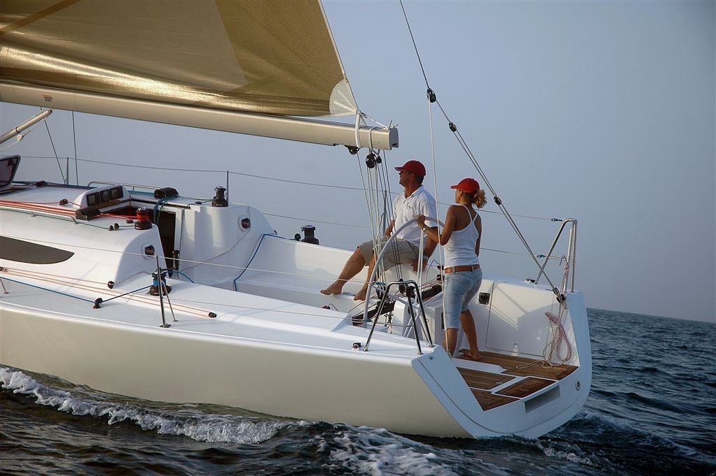 Seaquest RP36 sailing off Dubai © Seaquest Yachts .